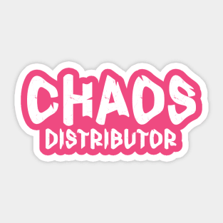 CHAOS DISTRIBUTOR Sticker